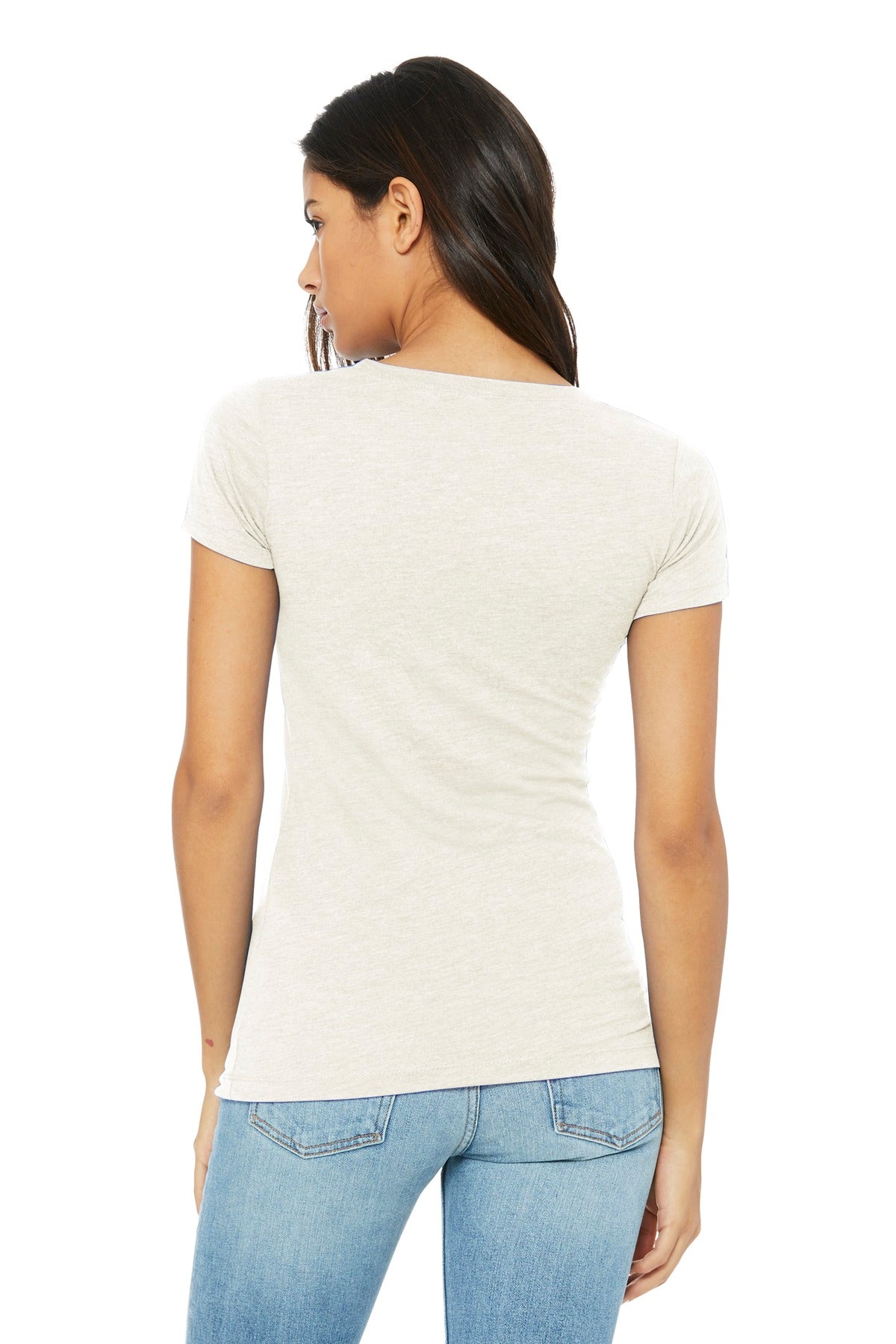 Oatmeal TB BELLA+CANVAS Women's Triblend Short Sleeve Tee. BC8413