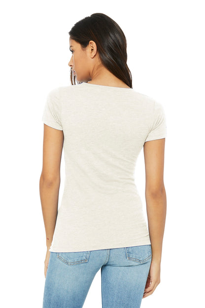 Oatmeal TB BELLA+CANVAS Women's Triblend Short Sleeve Tee. BC8413
