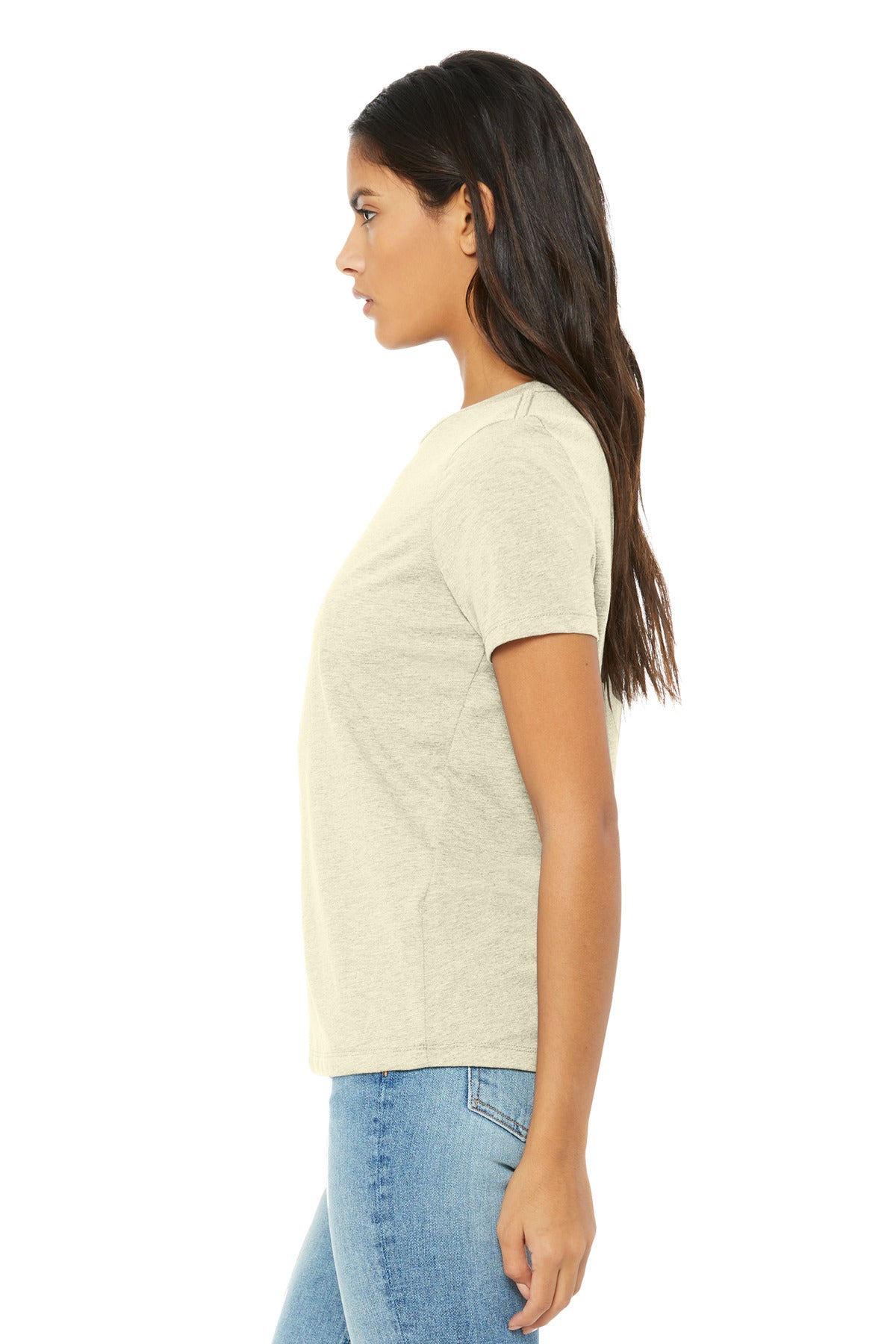 OatmealTB BELLA+CANVAS Women's Relaxed Triblend Tee BC6413