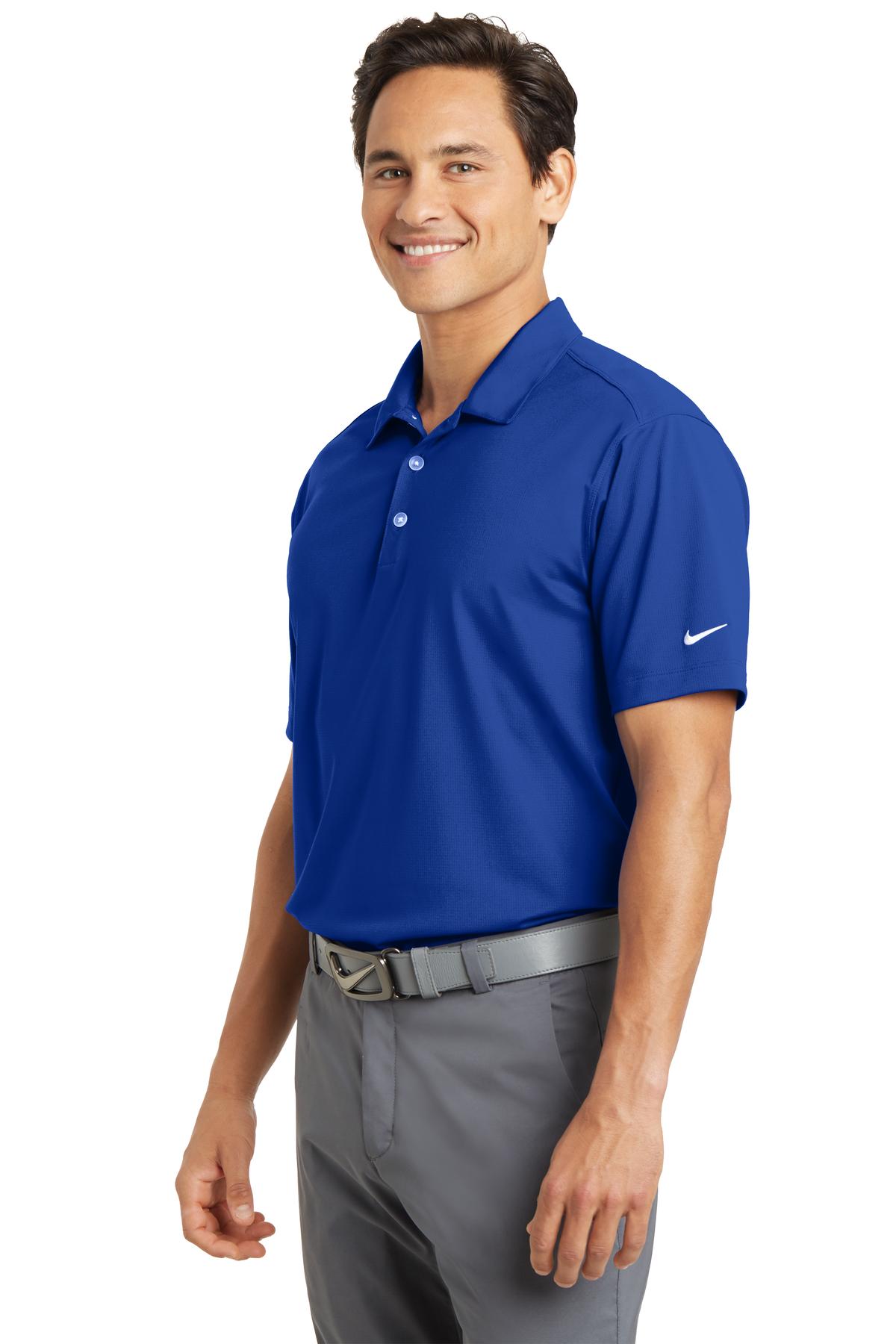 Old Royal Nike Dri-FIT Vertical Mesh Polo. 637167