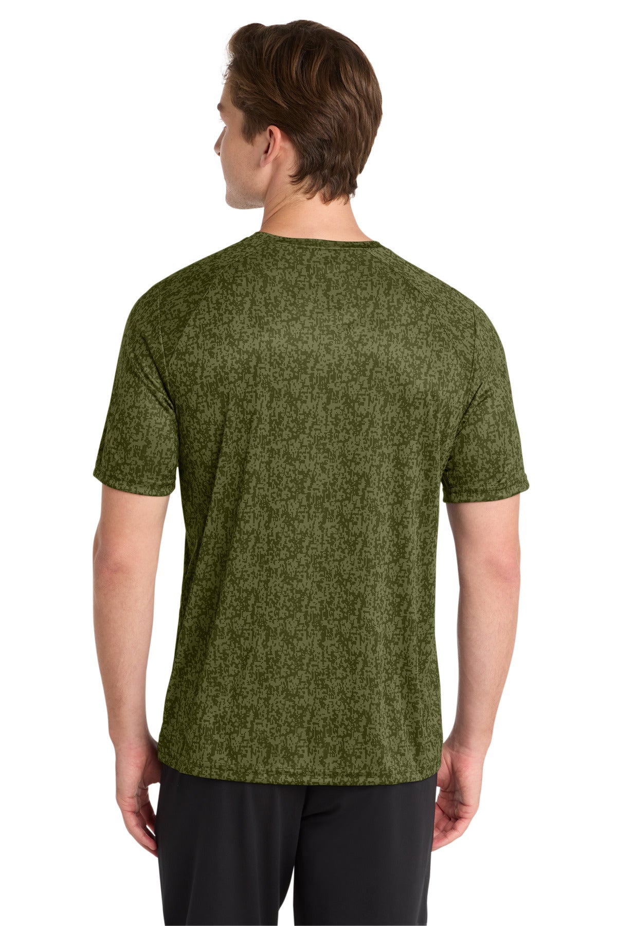 Olive Drab Grn Sport-Tek Digi Camo Tee. ST460