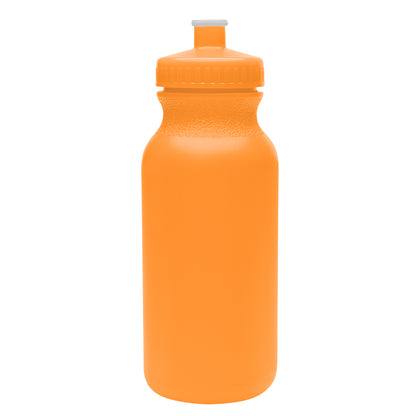 ORANGE 20 Oz. Thrive Bike Bottle Colors plain grouped