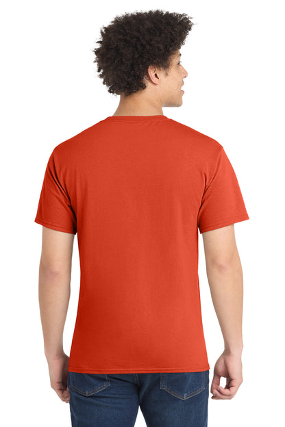 Orange Port & Company Tall Core Blend Tee. PC55T