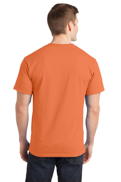 Orange Sherbet Port & Company - Ring Spun Cotton Tee. PC150