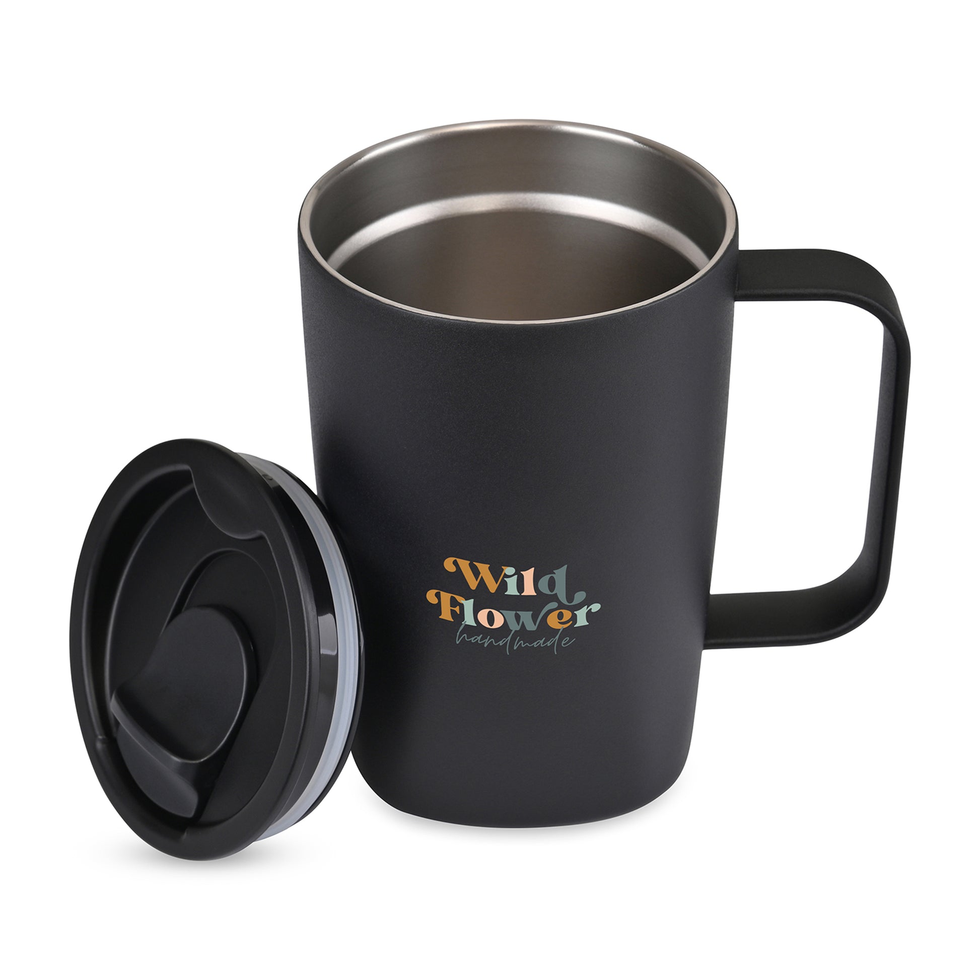 Black Aviana™ Rowan Recycled Mug - 15 Oz.
