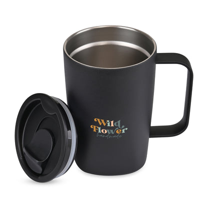 Black Aviana™ Rowan Recycled Mug - 15 Oz.