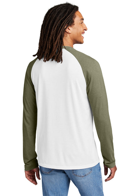 OvUGn/BtW Allmade Unisex Tri-Blend Long Sleeve Colorblock Raglan AL6009