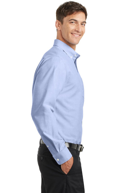 Oxford Blue Port Authority SuperPro Oxford Shirt. S658