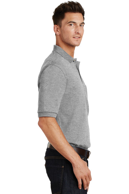 Oxford Port Authority Heavyweight Cotton Pique Polo with Pocket. K420P