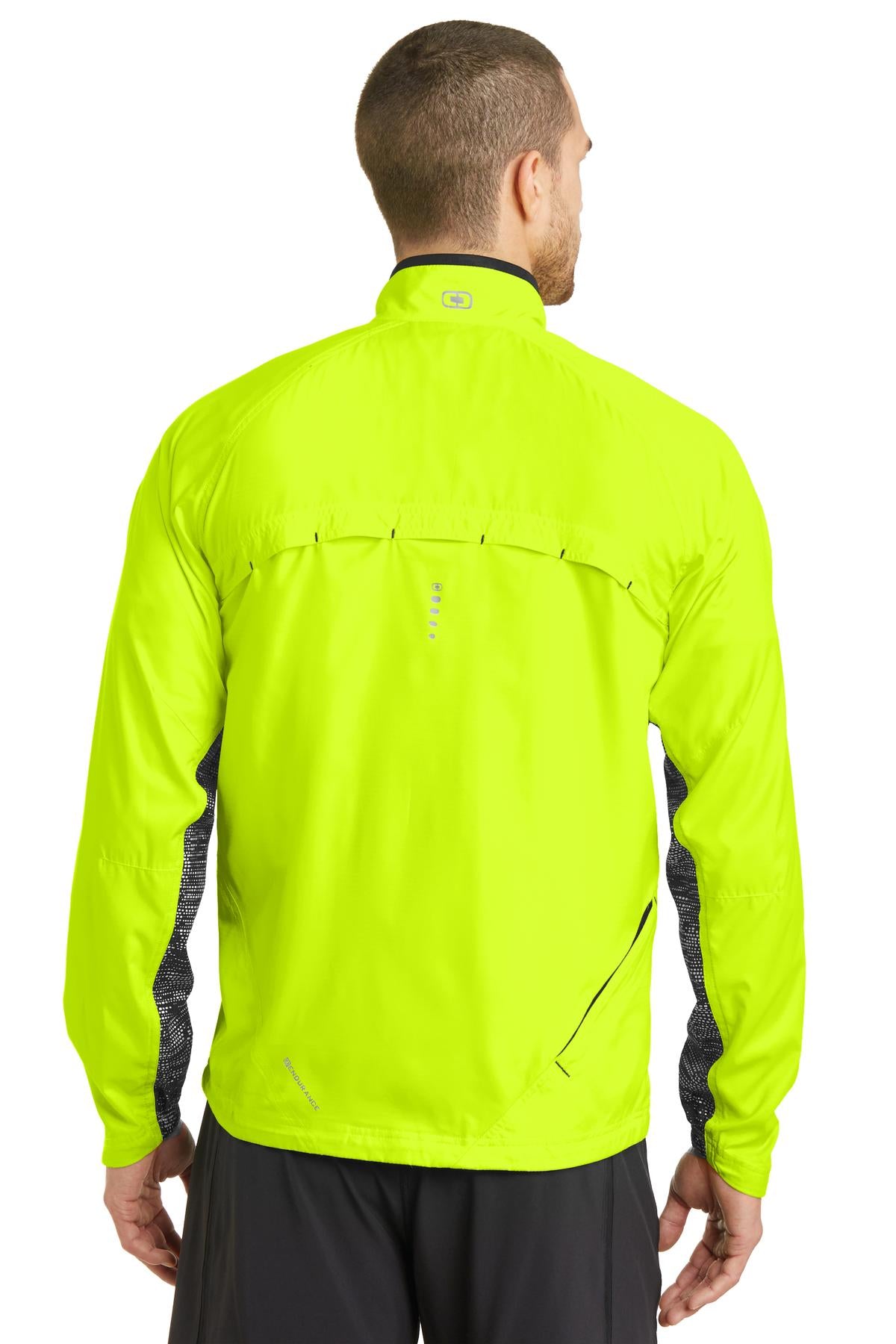 Pace Yellow OGIO Trainer Jacket. OE710