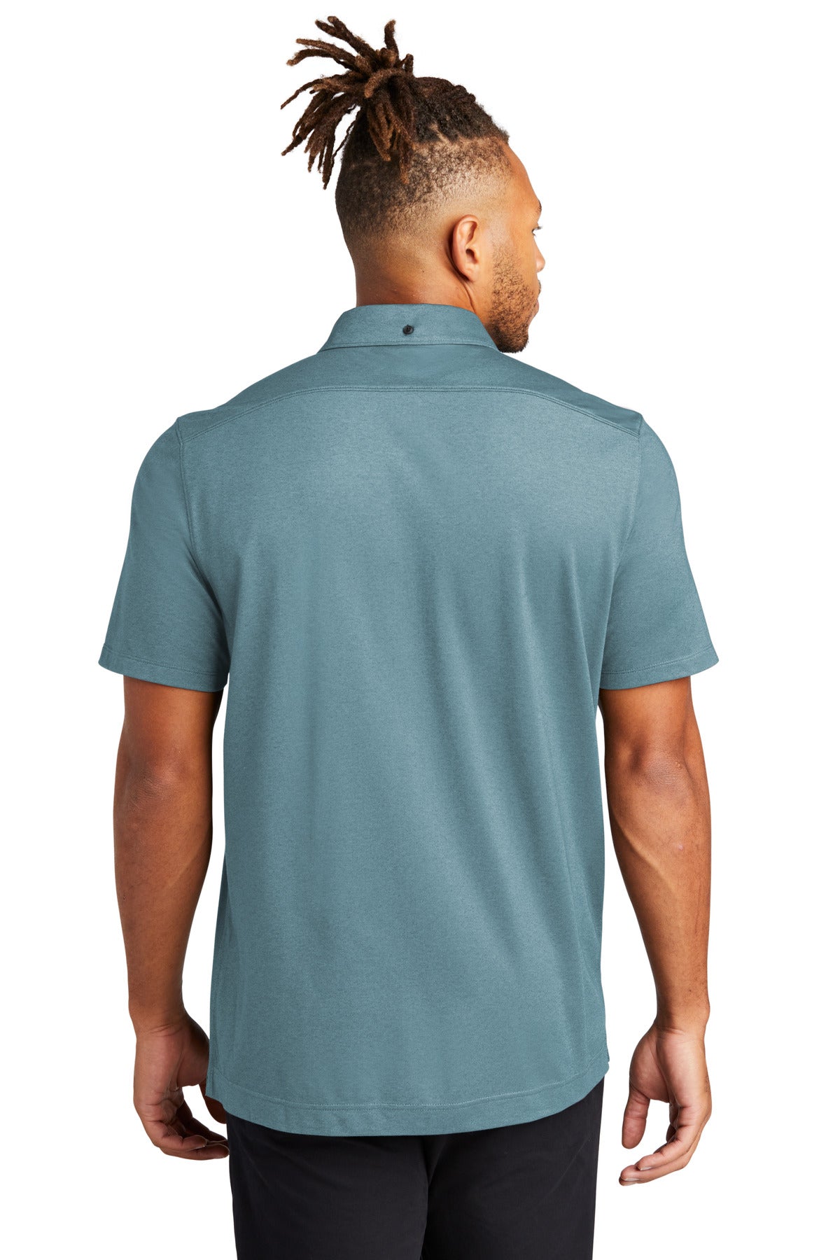 ParisianBH Mercer+Mettle Stretch Pique Full-Button Polo MM1006
