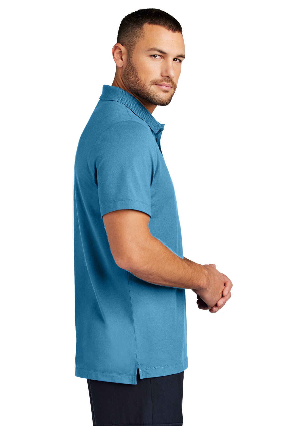 ParisianBl Mercer+Mettle Stretch Pique Polo MM1004