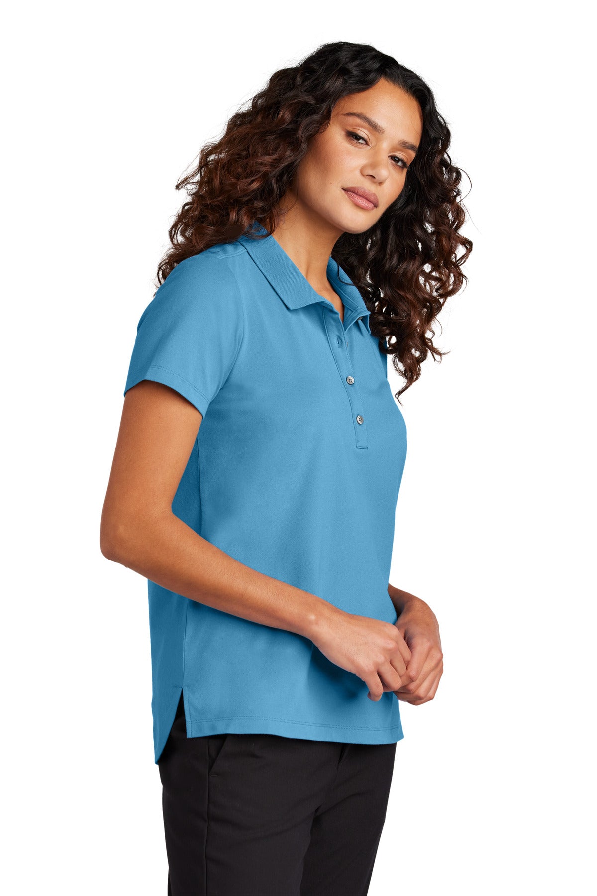 ParisianBl Mercer+Mettle Women's Stretch Pique Polo MM1005