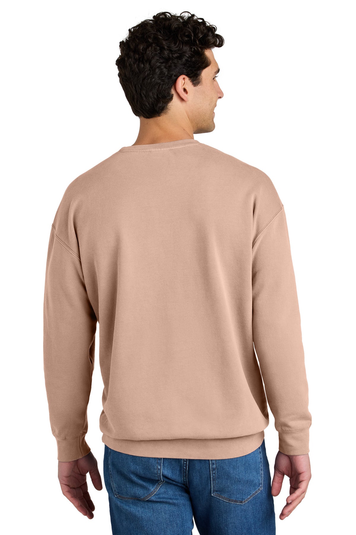 Peachy Comfort Colors Lightweight Crewneck Sweatshirt 1466