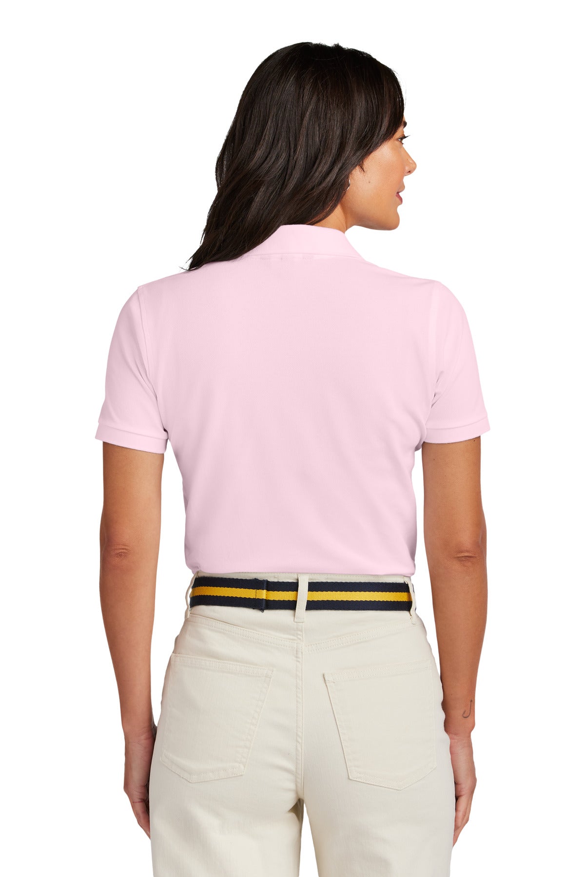 PearlPink Brooks Brothers Women's Pima Cotton Pique Polo BB18201