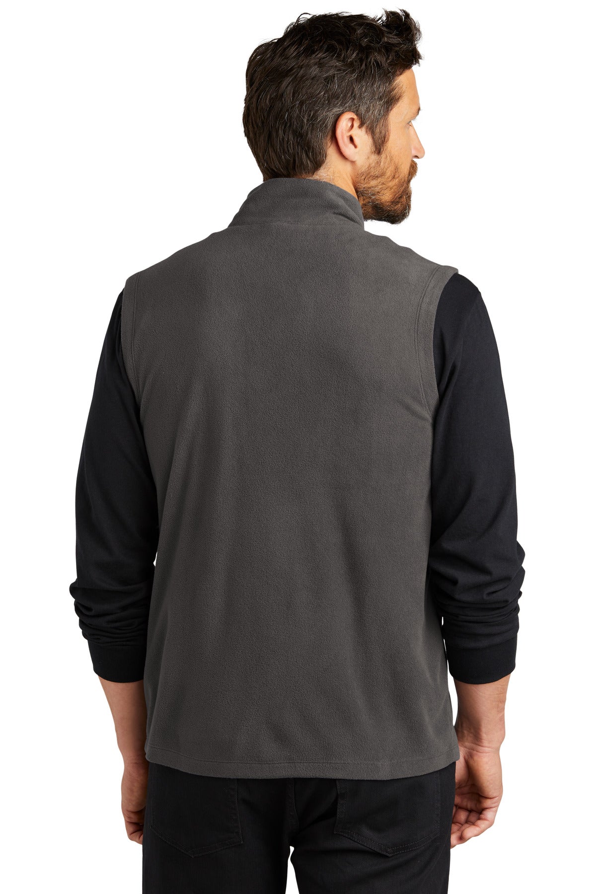 Pewter Port Authority Accord Microfleece Vest F152