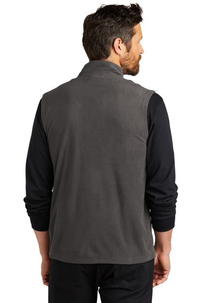 Pewter Port Authority Accord Microfleece Vest F152
