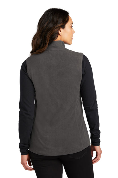 Pewter Port Authority Women's Accord Microfleece Vest L152