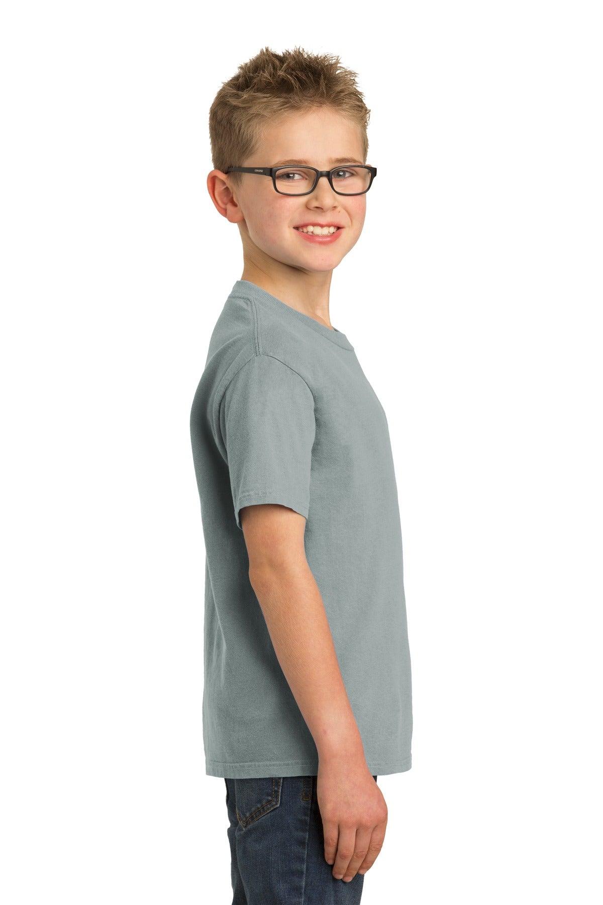 Pewter Port & Company Youth Beach Wash Garment-Dyed Tee. PC099Y