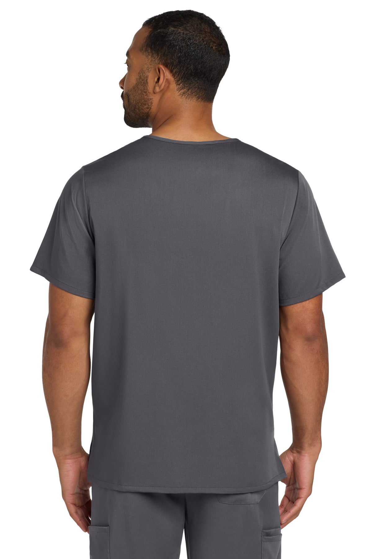 Pewter Wink Men's Premiere Flex V-Neck Top WW5068