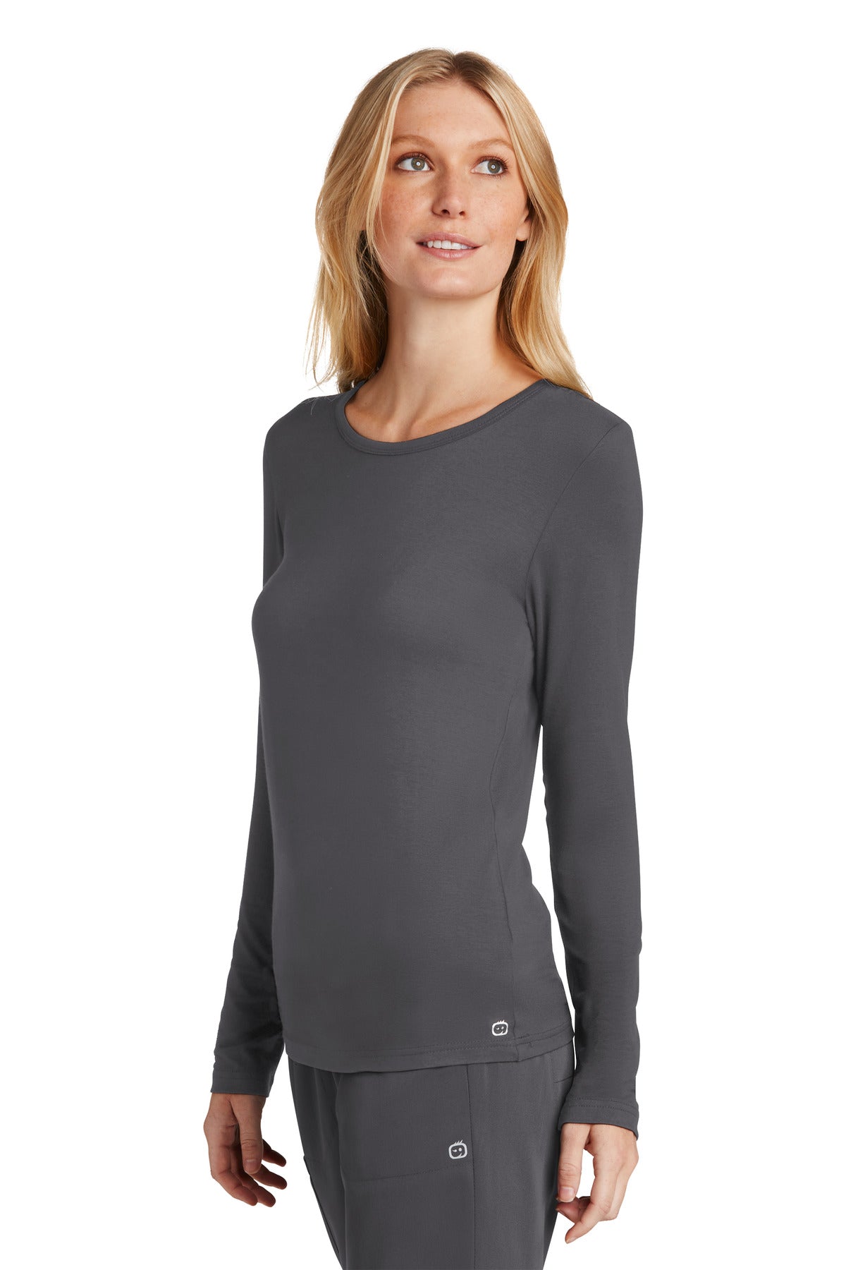 Pewter Wink Women's Long Sleeve Layer Tee WW4029