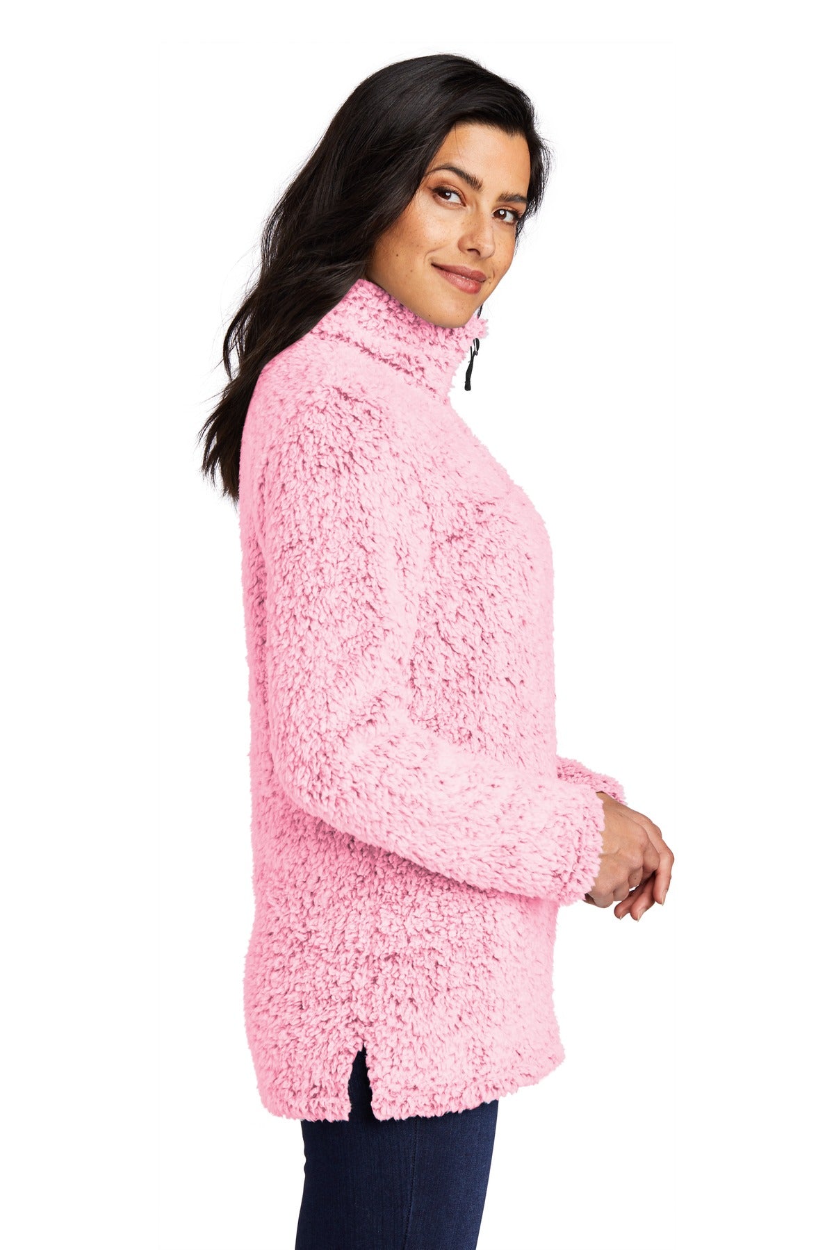 Pop Raspbry He Port Authority Women's Cozy 1/4-Zip Fleece L130