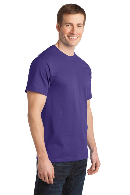Purple Port & Company - Ring Spun Cotton Tee. PC150