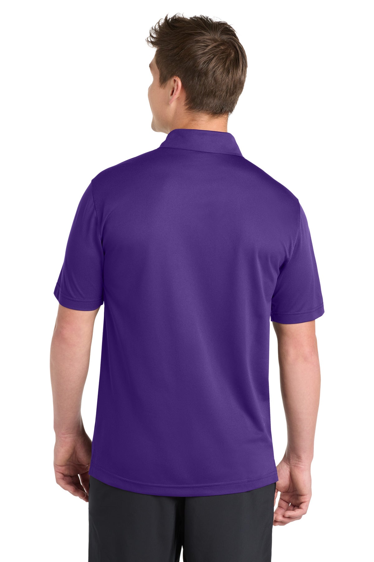 Purple Sport-Tek PosiCharge Active Textured Polo. ST690