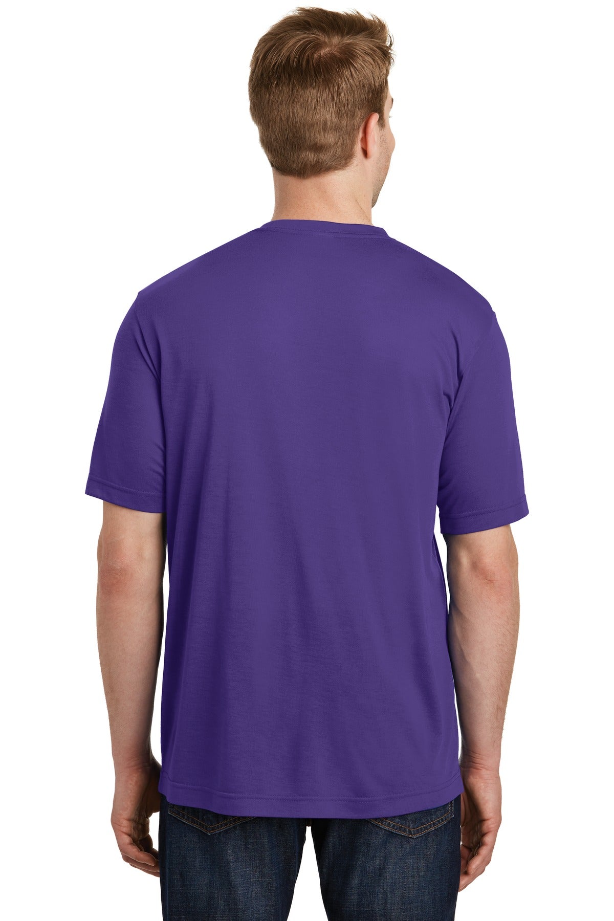 Purple Sport-Tek PosiCharge Competitor Cotton Touch Tee. ST450