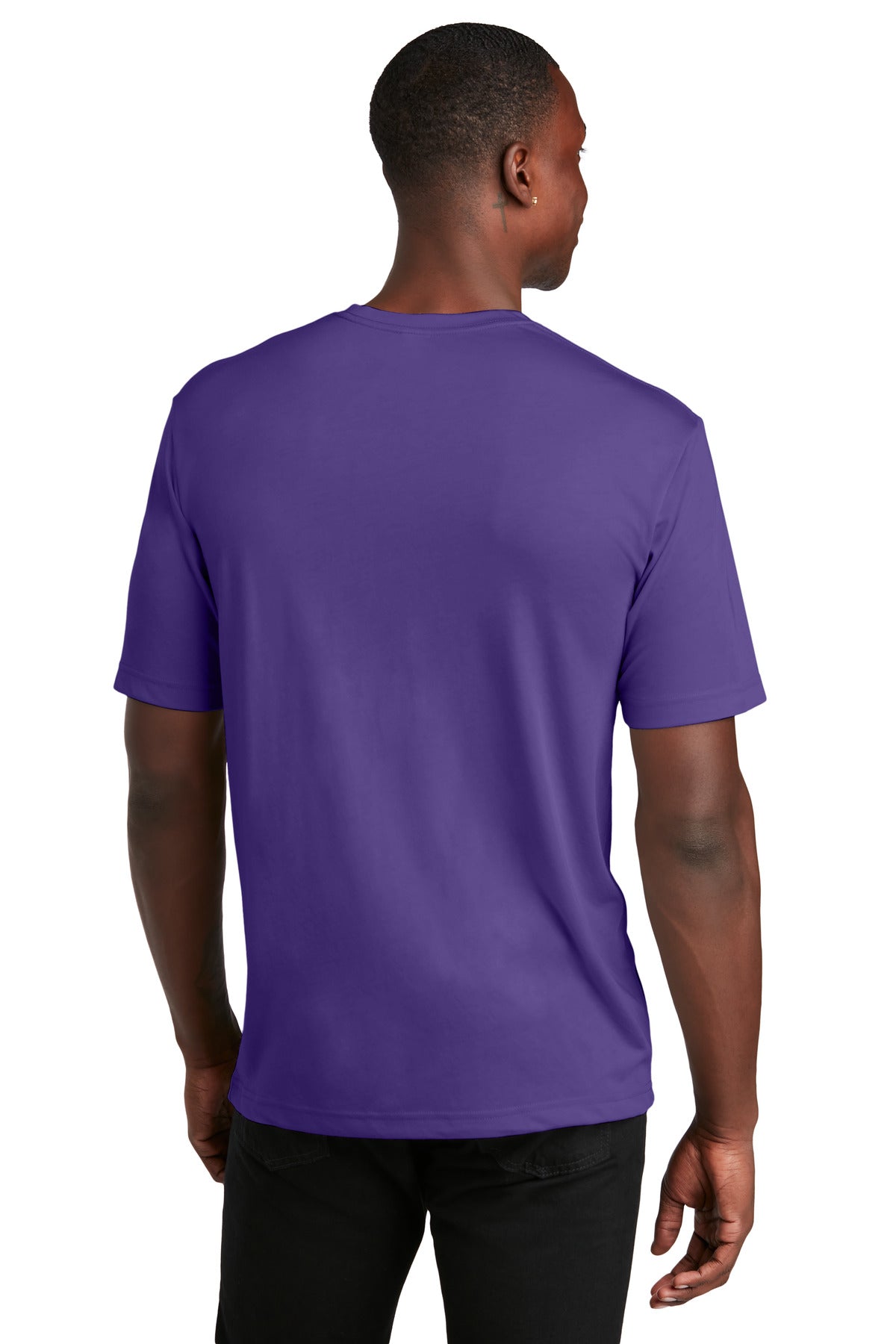 Purple Sport-Tek PosiCharge Competitor Cotton Touch Tee. ST450