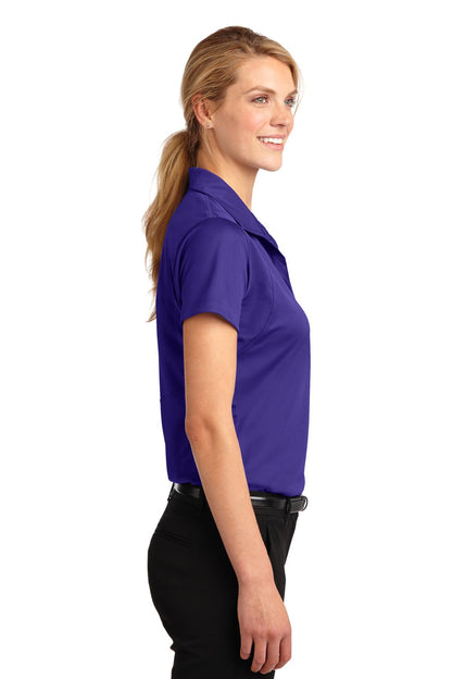 Purple Sport-Tek Women's Micropique Sport-Wick Polo. LST650