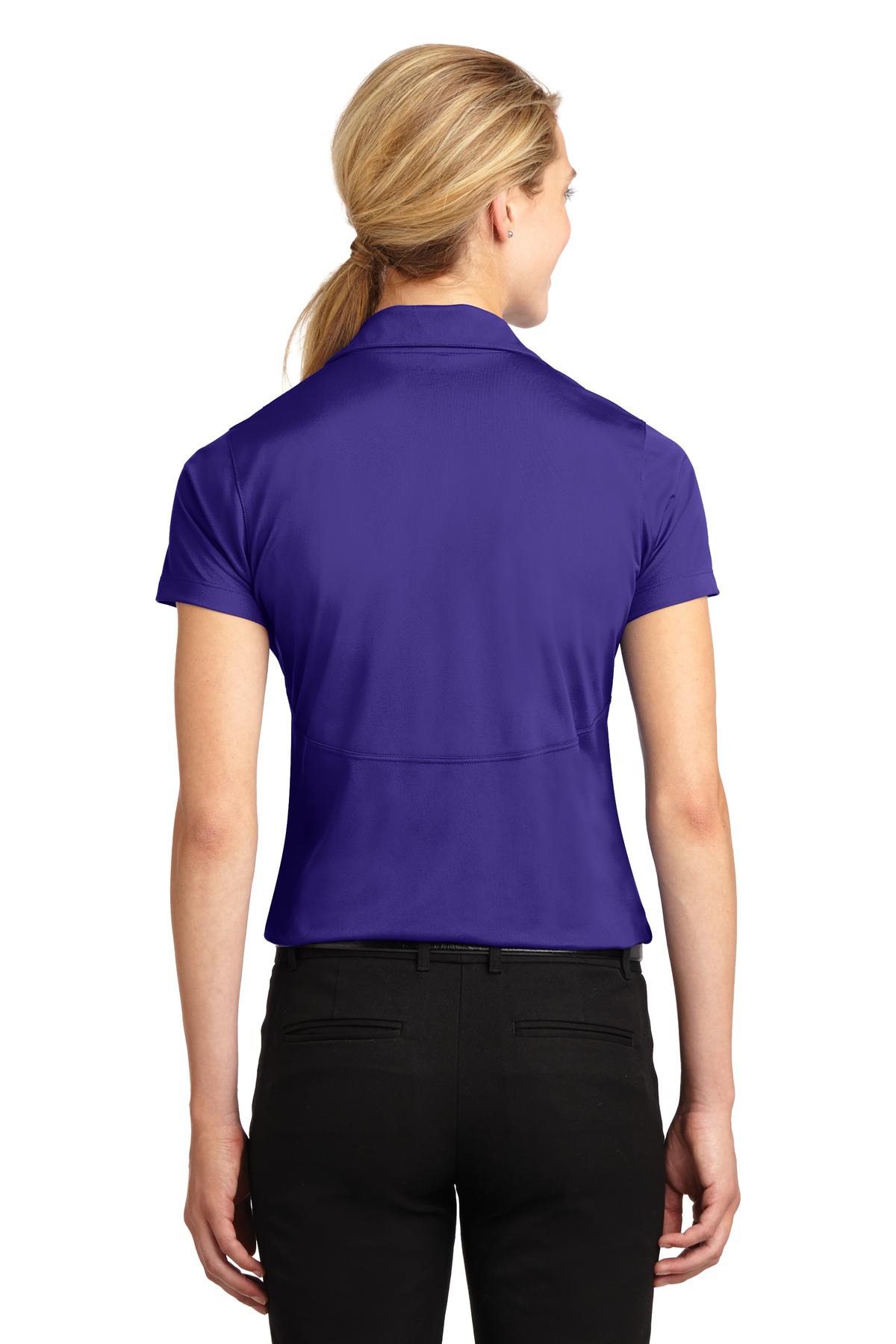 Purple Sport-Tek Women's Micropique Sport-Wick Polo. LST650