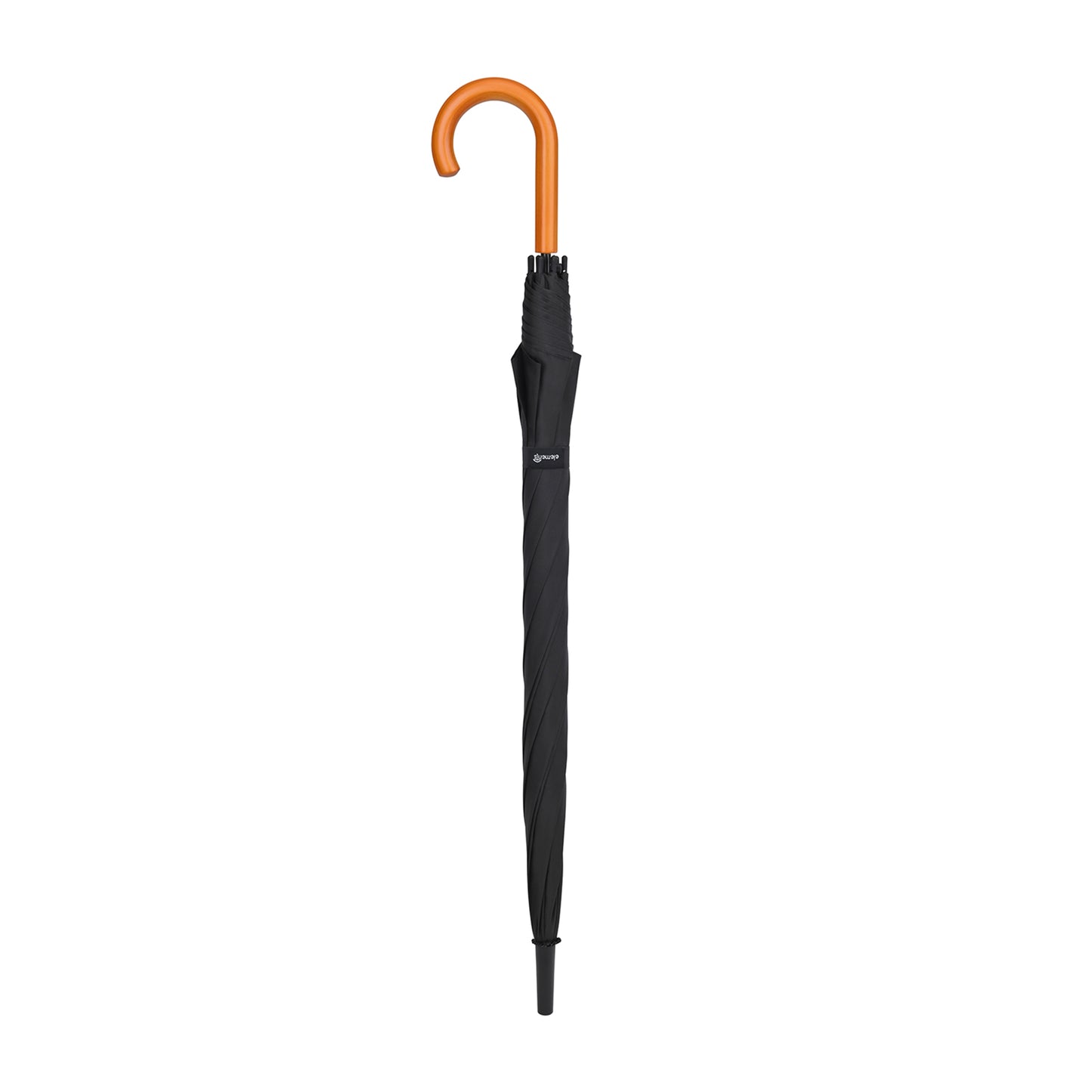 Black Elements 50" Recycled Auto Open Hospitality Umbrella