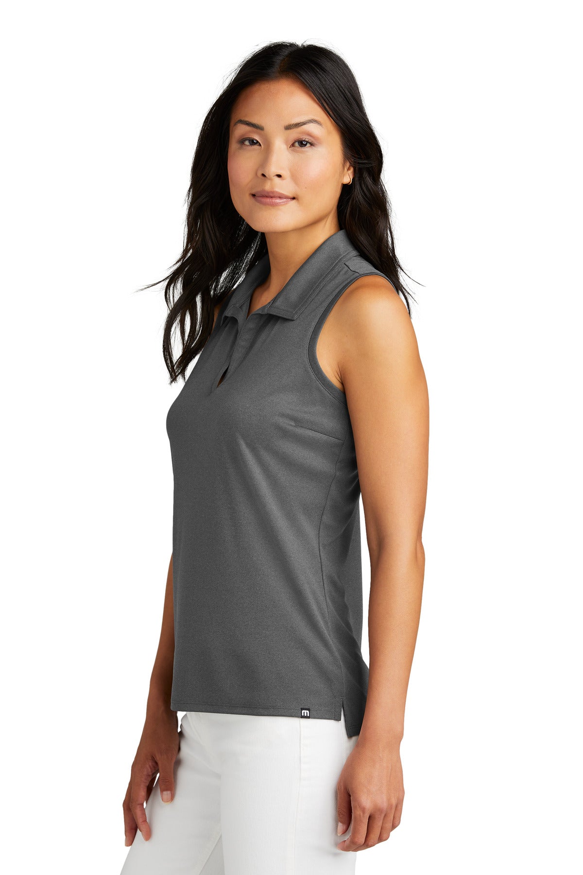 QuiShaG/Bk TravisMathew Women's Coto Performance Sleeveless Polo TM1WX001