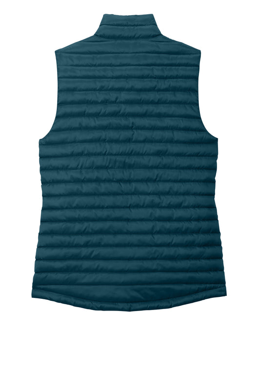 Rear View of AdrBlue Eddie Bauer Women's Packable Quilted Vest EB517