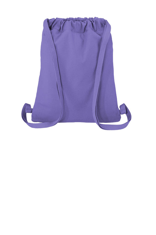 Rear View of Amethyst Port Authority Beach Wash Cinch Pack. BG621