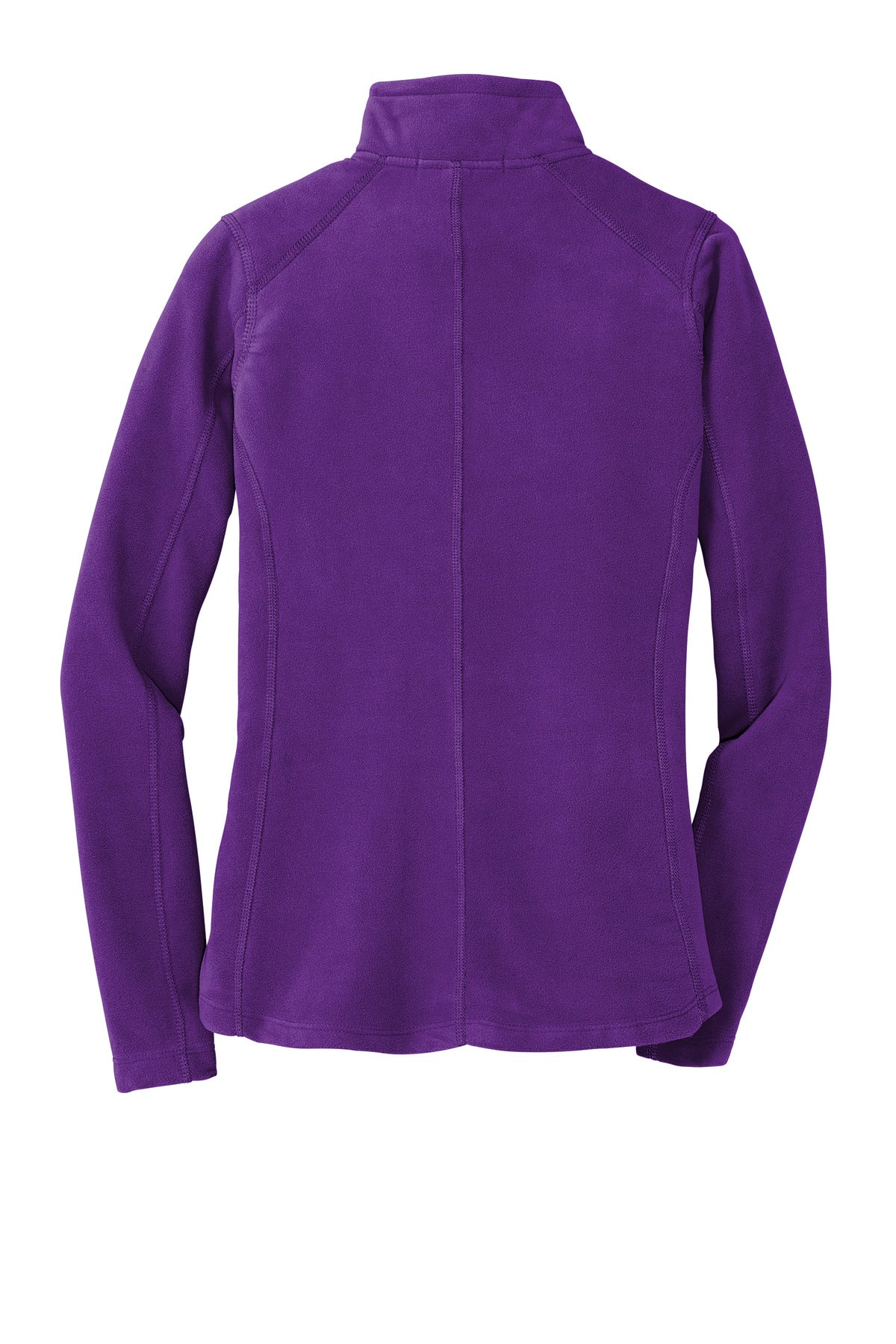 Rear View of Amethyst Purpl Port Authority Women's Microfleece Jacket. L223