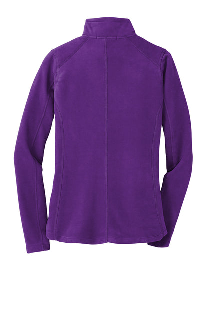 Rear View of Amethyst Purpl Port Authority Women's Microfleece Jacket. L223
