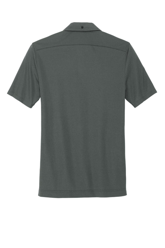 Rear View of AnchorGrey Mercer+Mettle Stretch Pique Full-Button Polo MM1006