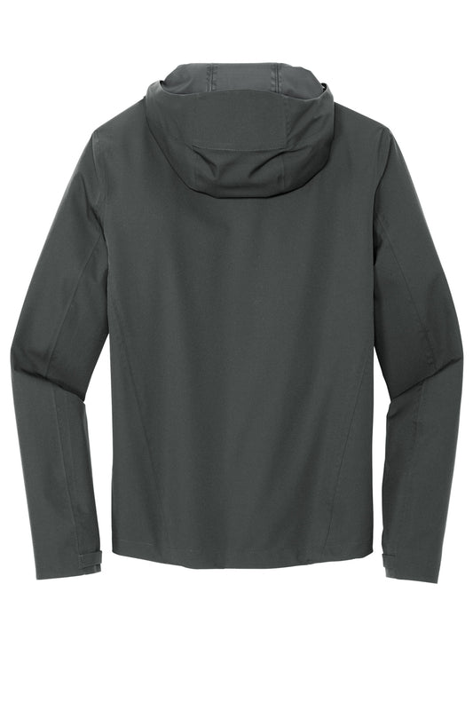 Rear View of AnchorGrey Mercer+Mettle Waterproof Rain Shell MM7000