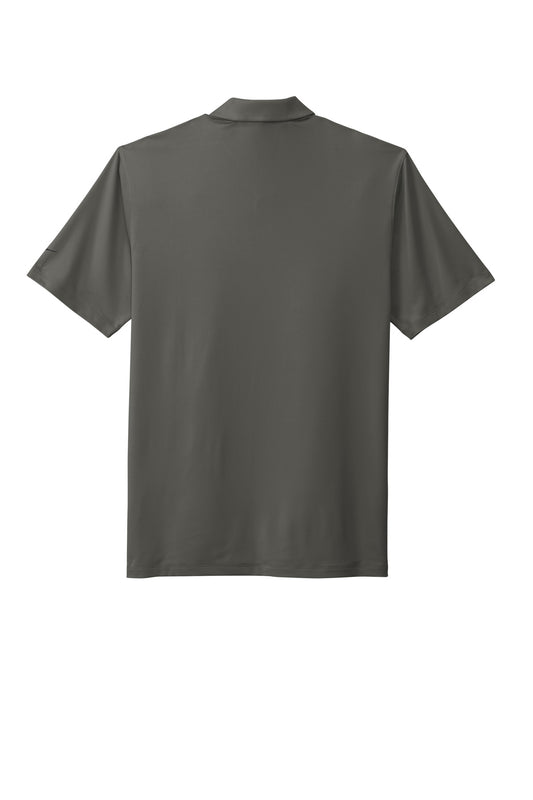 Rear View of Anthracite Nike Dri-FIT Vapor Block Polo NKDC2114