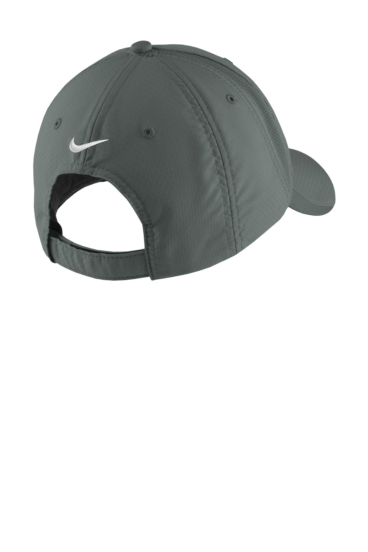 Rear View of Anthracite Nike Sphere Performance Cap NKFD9709