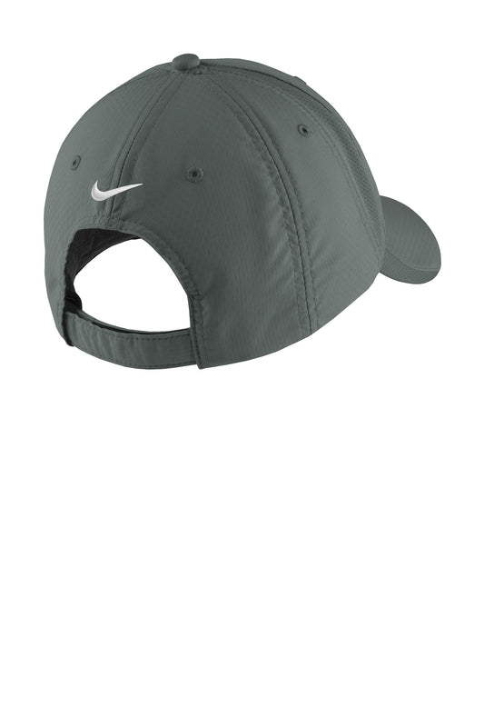 Rear View of Anthracite Nike Sphere Performance Cap NKFD9709