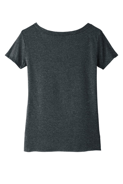 Rear View of AntqDenim Next Level Apparel Women's Festival Scoop Neck Tee. NL5030