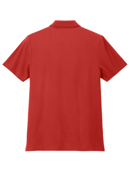 Rear View of AppleRed Mercer+Mettle Stretch Pique Polo MM1004