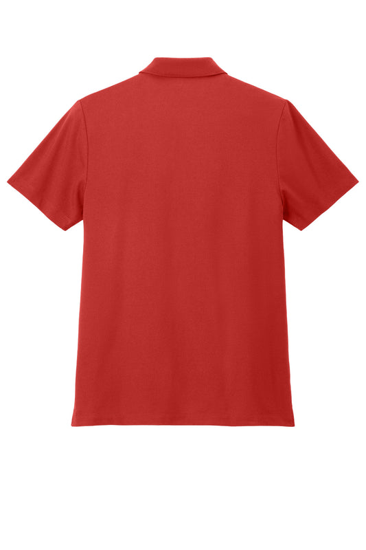 Rear View of AppleRed Mercer+Mettle Stretch Pique Polo MM1004