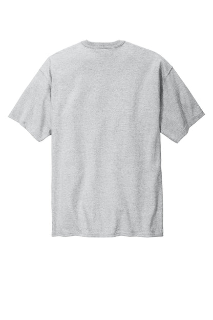 Rear View of Ash Champion Heritage 7-Oz. Jersey Tee T105