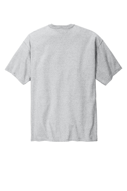 Rear View of Ash Champion Heritage 7-Oz. Jersey Tee T105