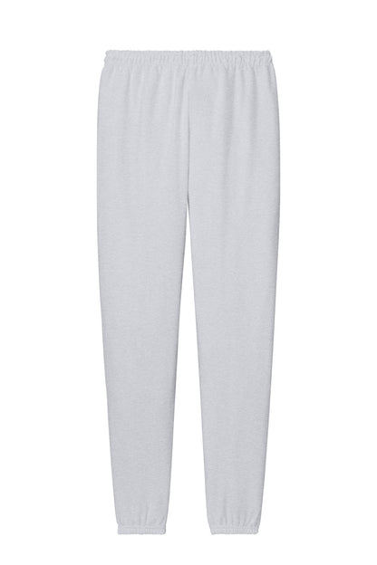 Rear View of Ash Gildan Heavy Blend Sweatpant. 18200