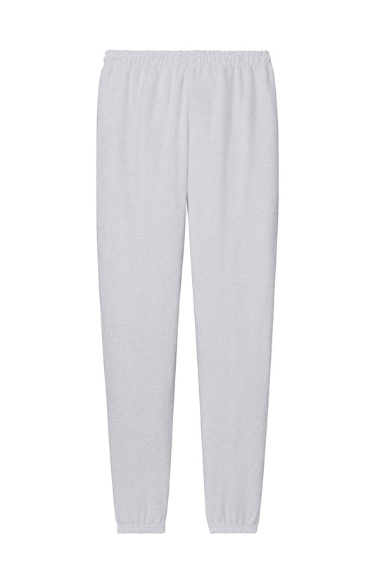 Rear View of Ash Gildan Heavy Blend Sweatpant. 18200